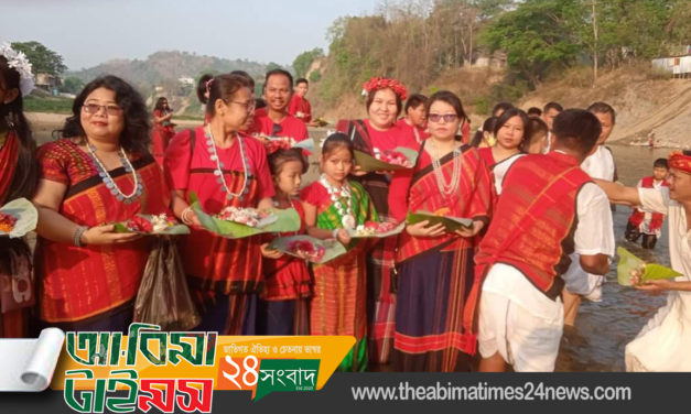 পানিতে ফুল ভাসিয়ে ‘বিজু’ উৎসব আজ থেকে শুরু